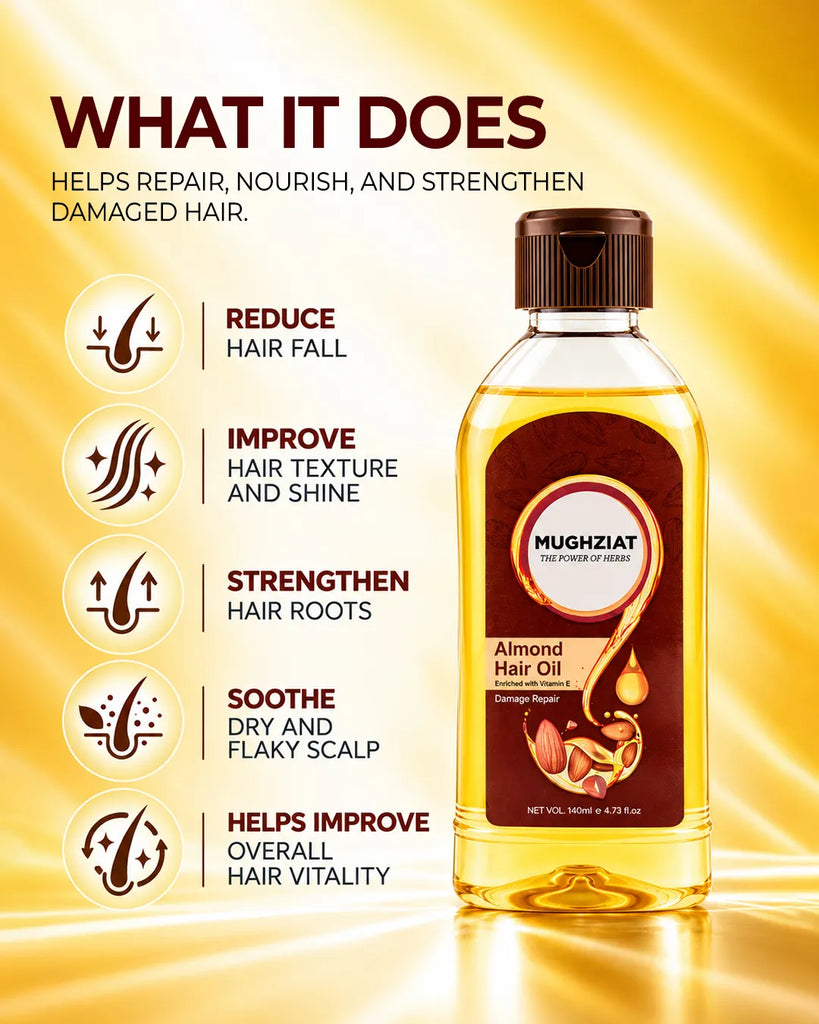 Almond Damage Repair Hair Oil