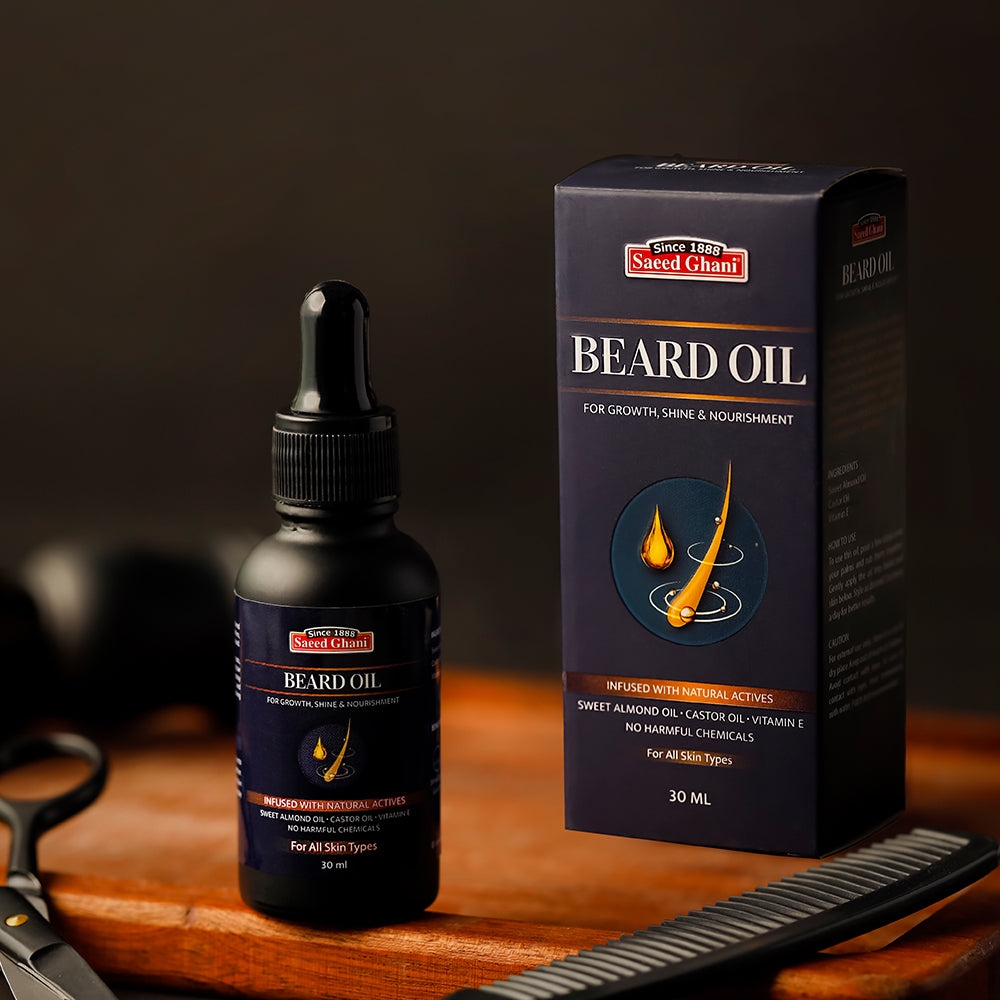 Beard Oil - For Growth, Shine & Nourishment