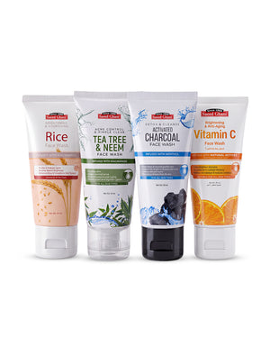 Bundle of 4 Face Washes 50ml