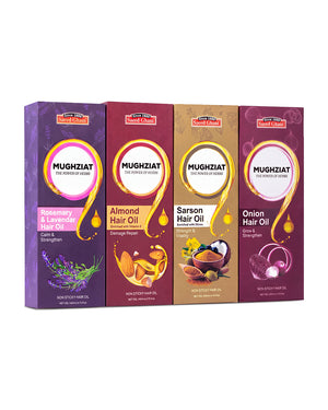 Bundle of 4 Hair Oils