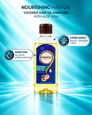 Coconut Hair Oil Enriched with Aloe Vera