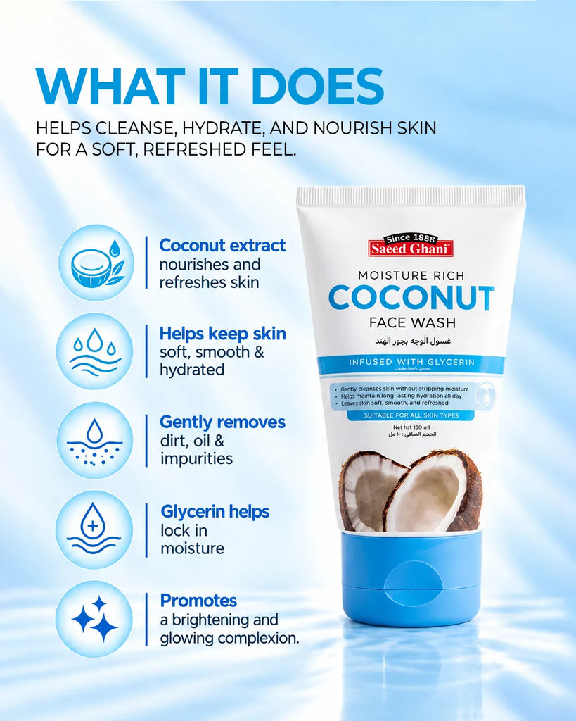 Coconut Moisture Rich Face Wash