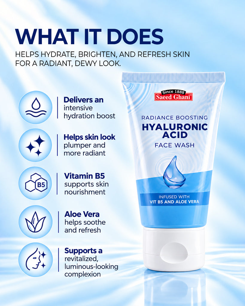 Hyaluronic Acid Radiance Boosting Face Wash