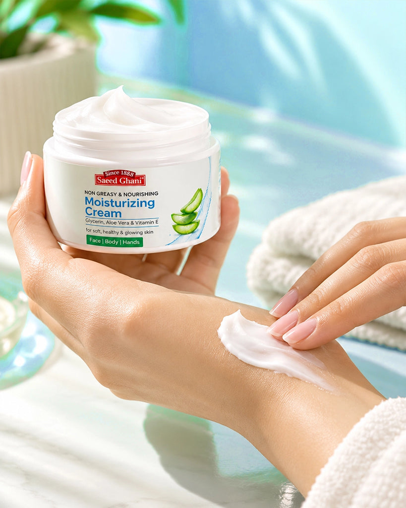 Oil-Free Moisturizing Cream with Glycerin, Aloe Vera, & Vitamin E