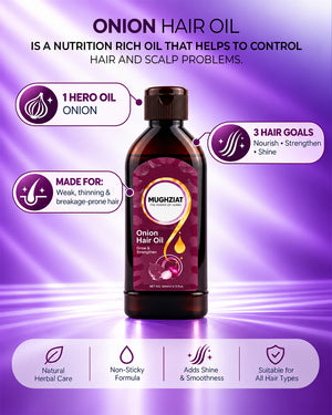 Onion Grow & Strengthen Hair Oil