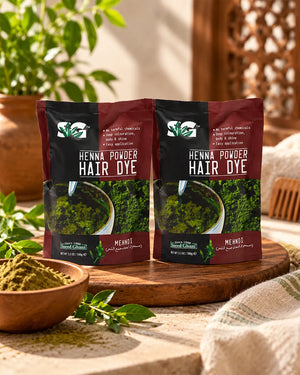 Pack of 2 Henna Powder Hair Dye Pouch