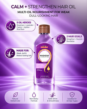 Rosemary Lavender Calm & Strengthen Hair Oil