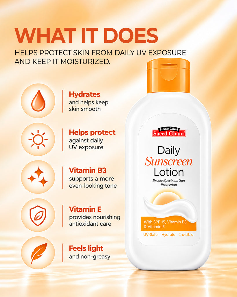 SPF 15 Daily Sunscreen Lotion