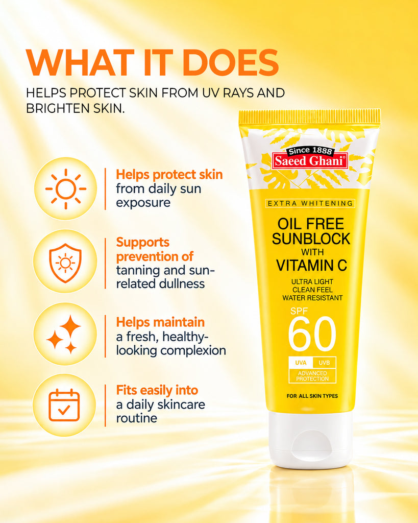 Sunblock SPF 60 with Vitamin C