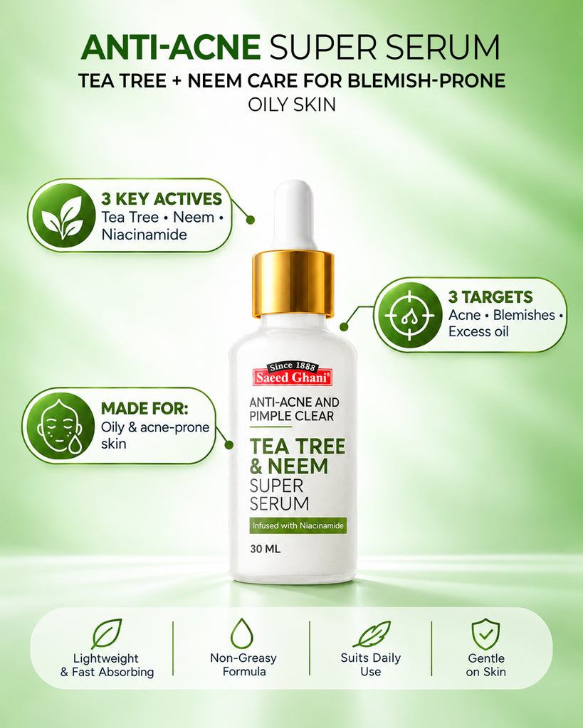 Tea Tree & Neem Anti-Acne and Pimple Clear Super Serum