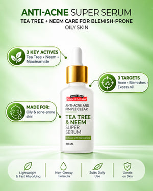 Tea Tree & Neem Anti-Acne and Pimple Clear Super Serum