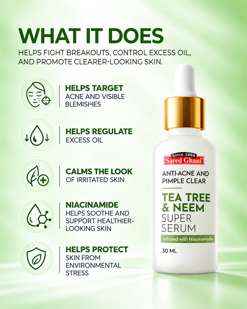 Tea Tree & Neem Anti-Acne and Pimple Clear Super Serum