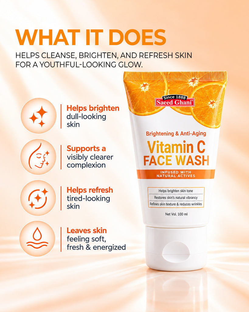 Vitamin C Brightening & Anti Aging Face Wash