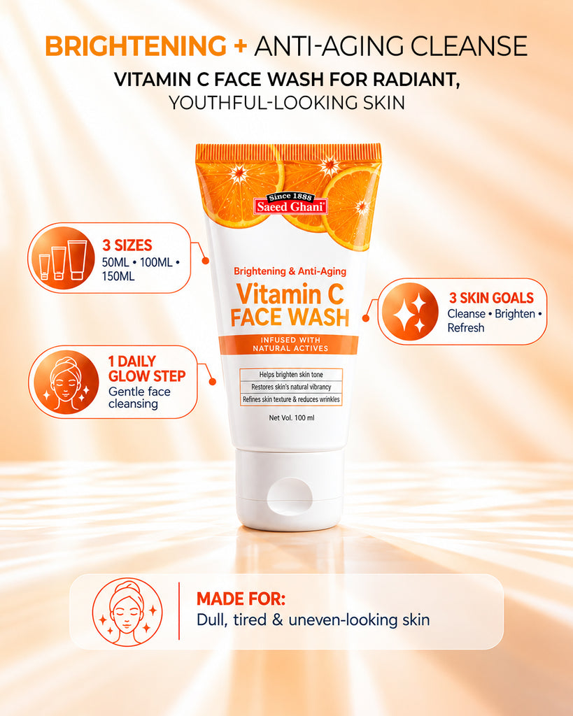 Vitamin C Brightening & Anti Aging Face Wash