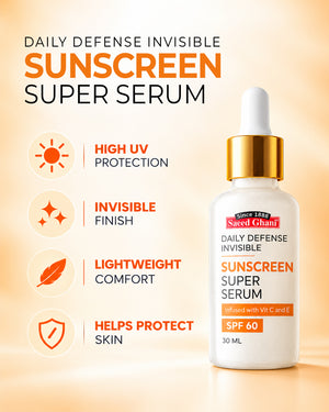 Daily Defense Invisible Sunscreen Super Serum SPF 60