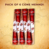 Cone Mehndi Pack of 6 - Saeed Ghani 